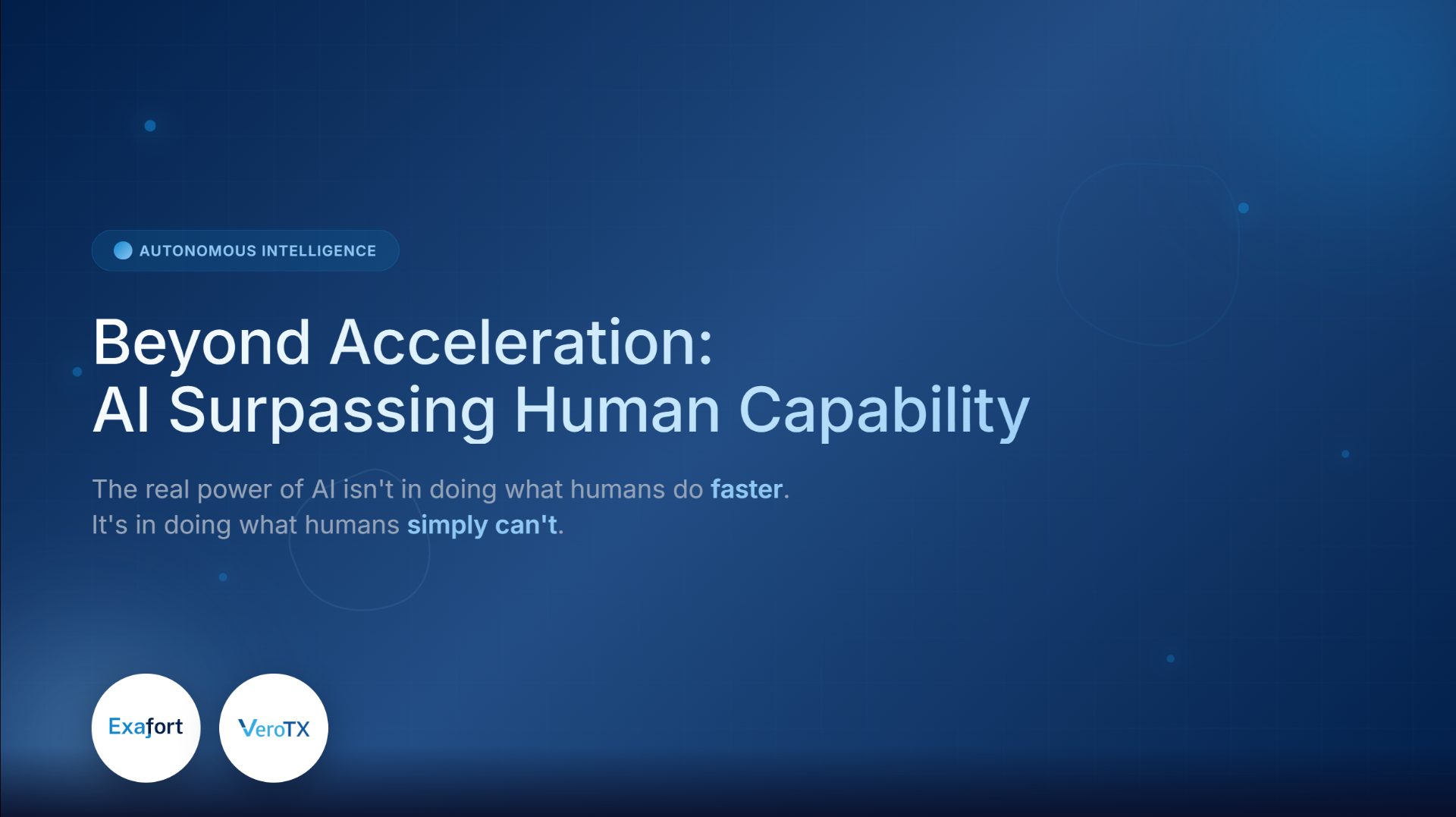 Beyond Acceleration: AI Surpassing Human Capability