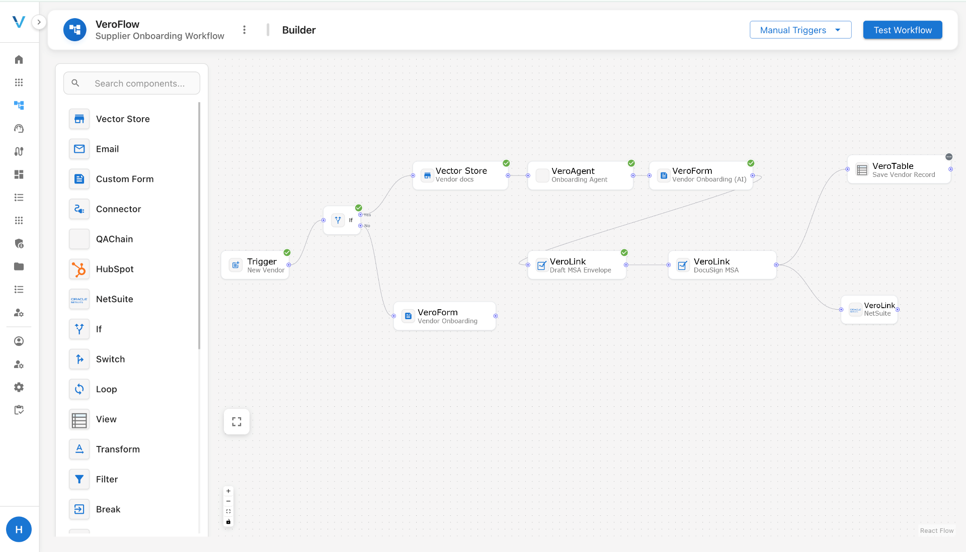 Flows screenshot 1
