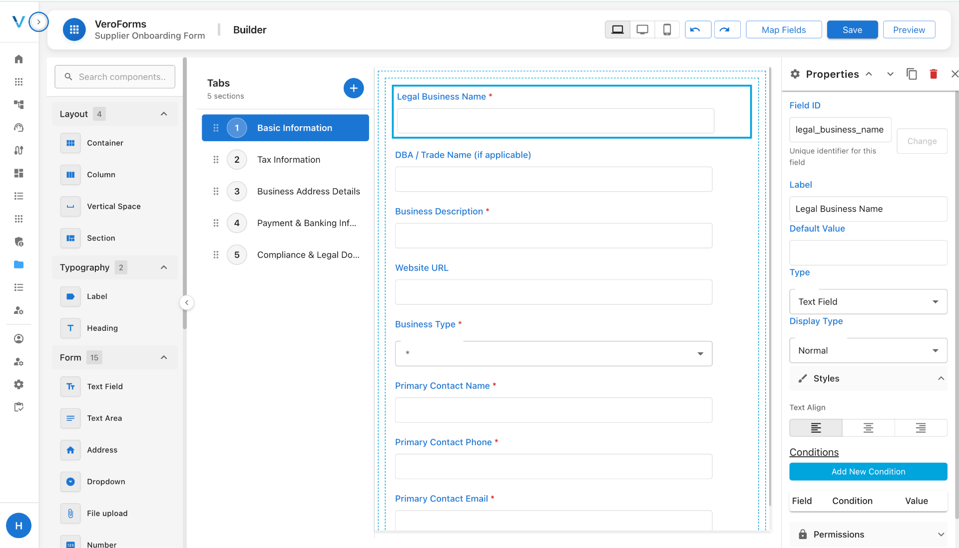 Forms screenshot 1